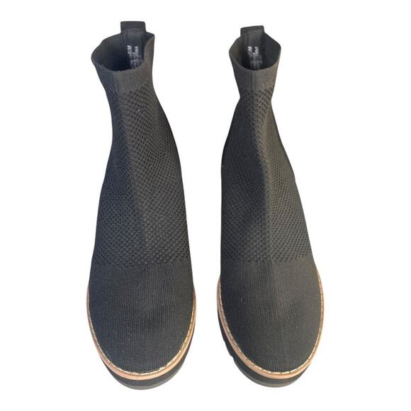 Anne Klein Women’s Black Parley Wedge Stretch Ankle Boots Size-6.5m - Picture 3 of 9